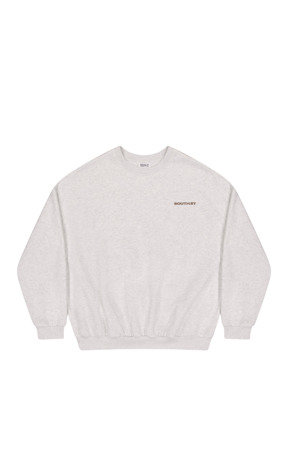 "DISTORT" SWEATSHIRT - Marl grey