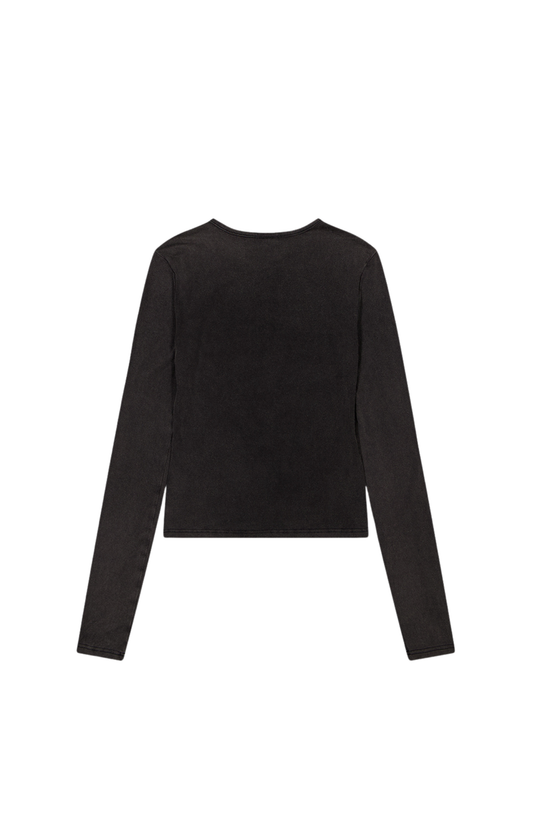 SST LONGSLEEVE TOP - Washed Black