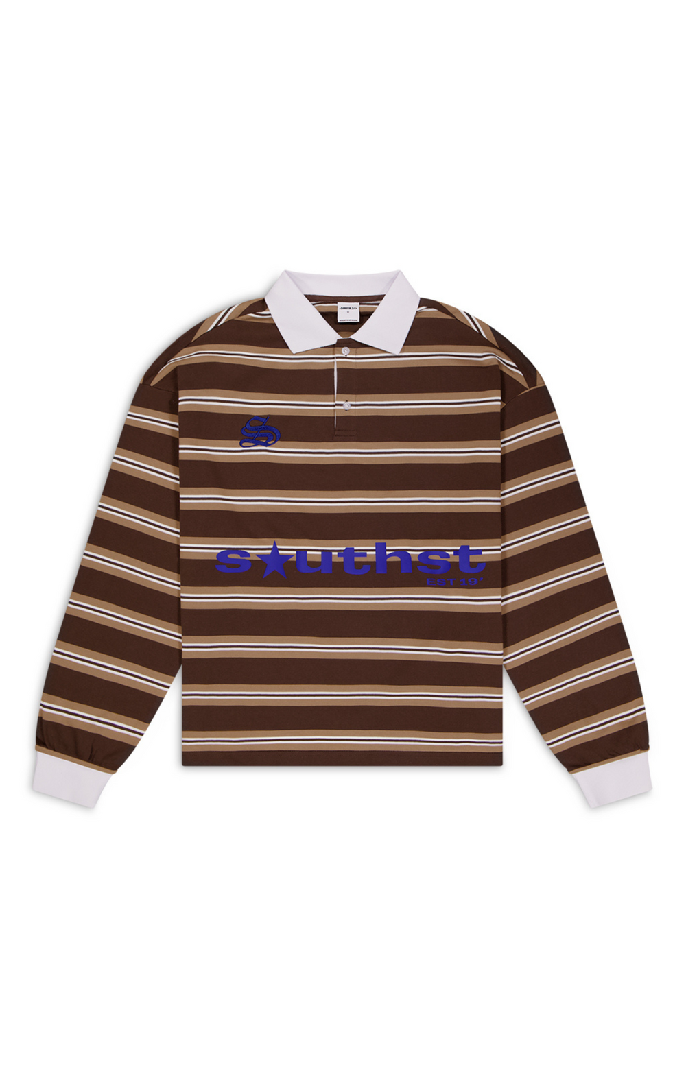 SST POLO LONG SLEEVE - Brown