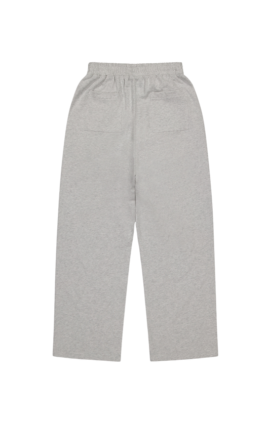FORM STRAIGHT LEG PANTS - Marl grey