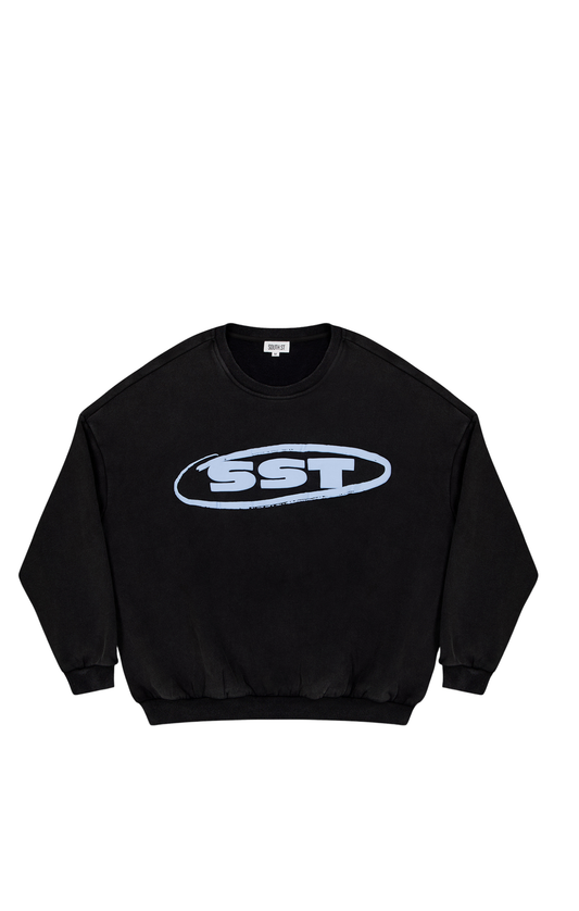 "SUNDAY" SWEATER - Washed Black