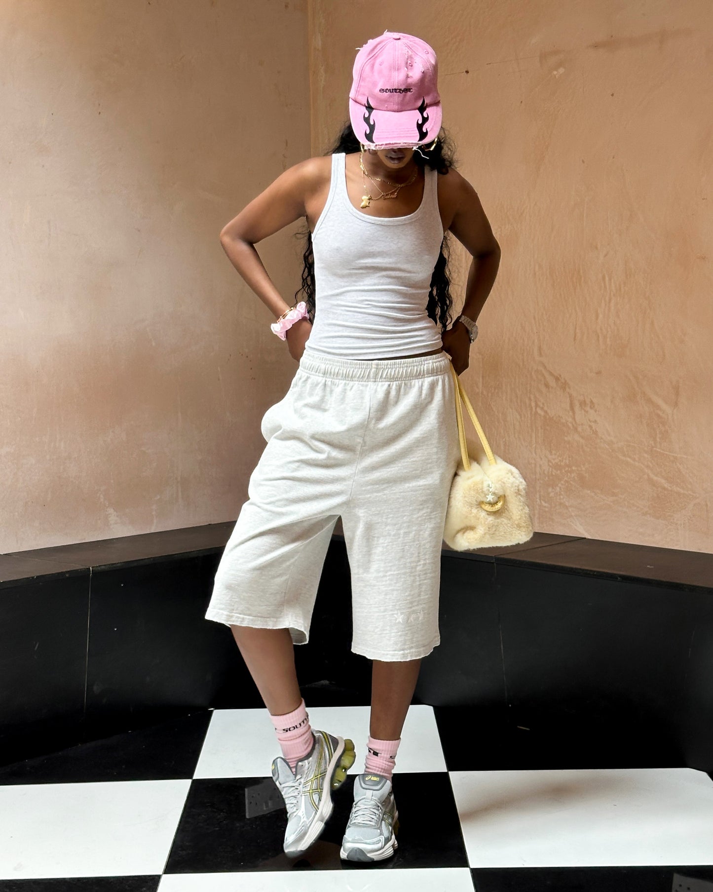 SST FLAME DAD CAP - Pink