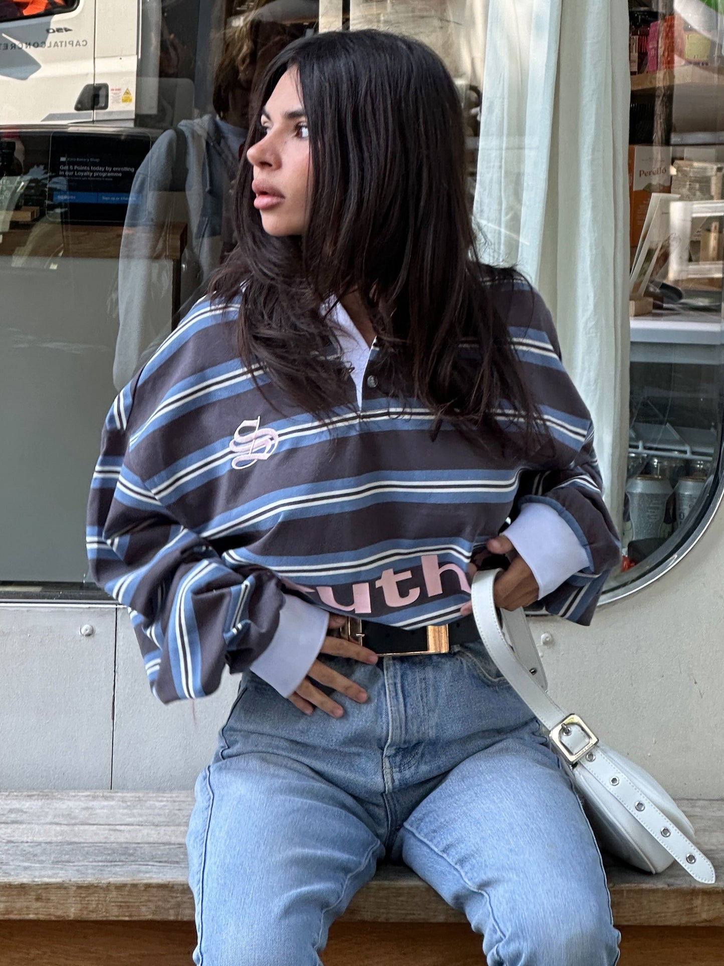 SST POLO LONG SLEEVE - Blue