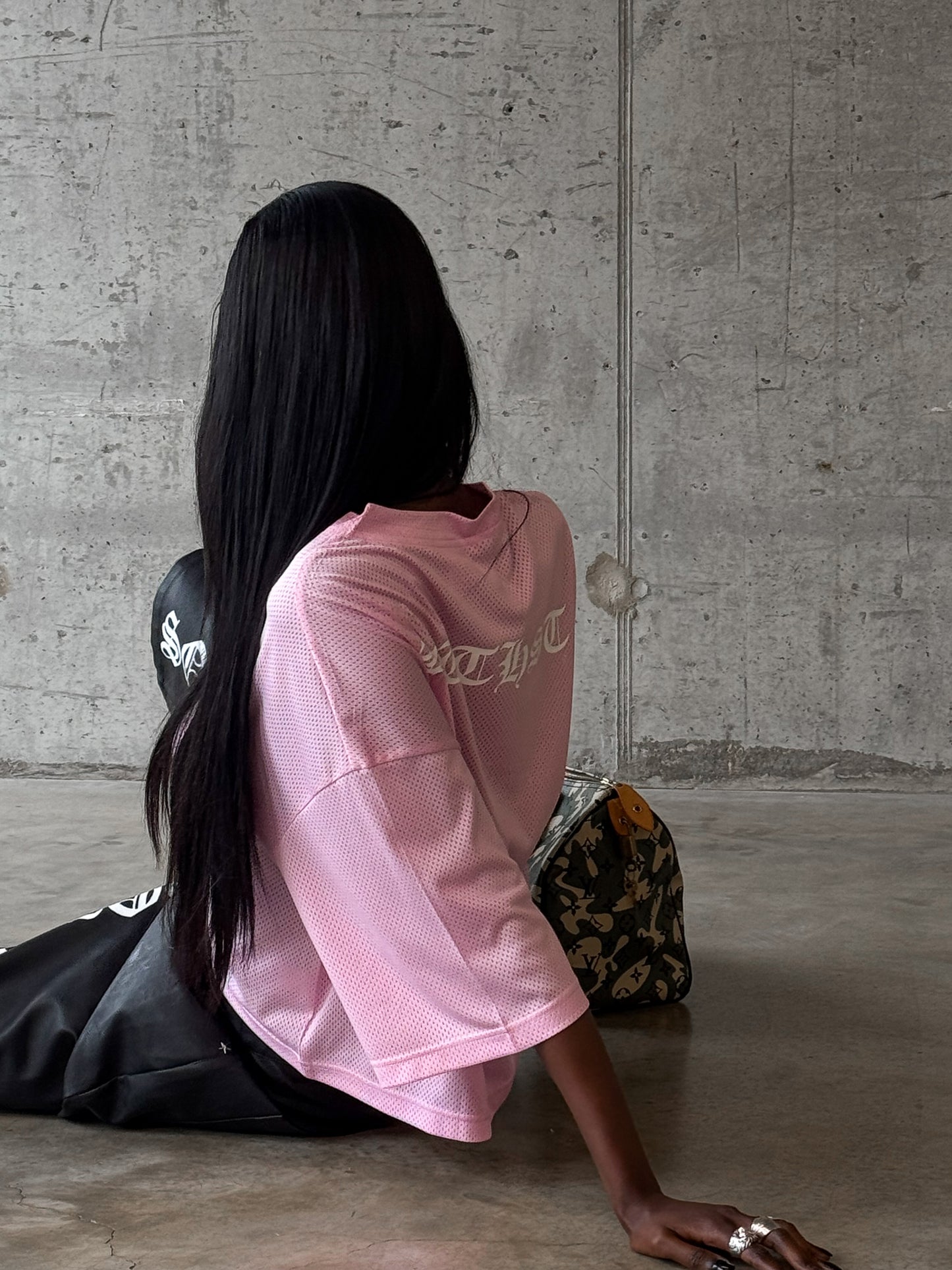 CASEY X SST MESH TEE - PINK