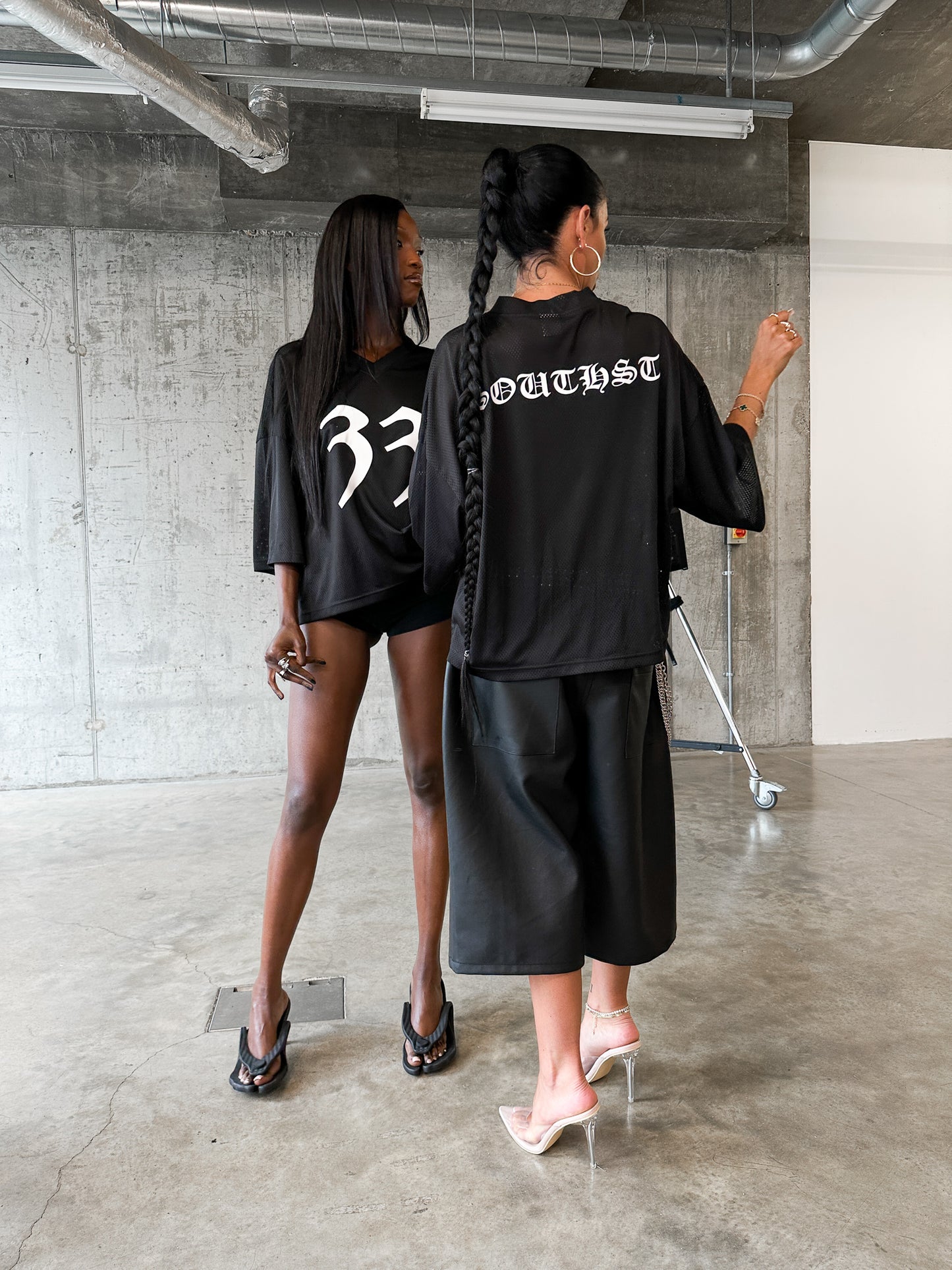 CASEY X SST MESH TEE - BLACK