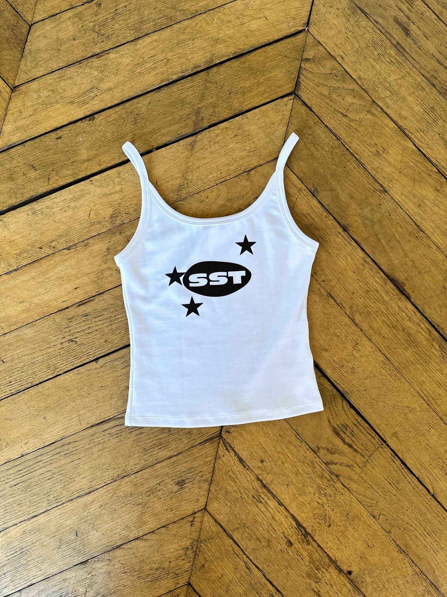 SST STAR TANK - White