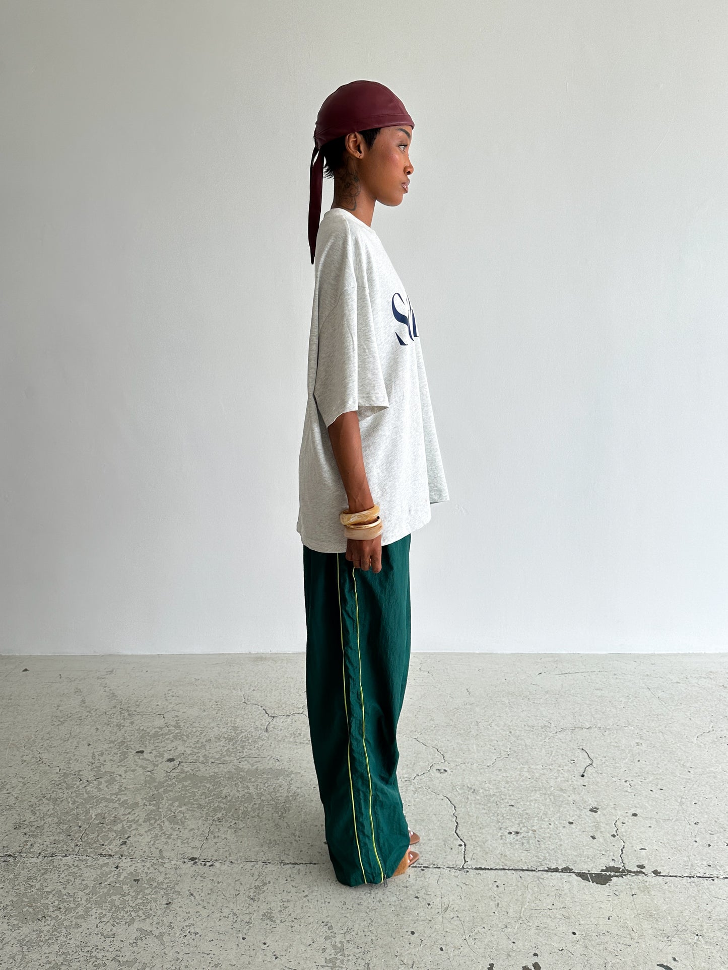 SOCIETY TRACK PANTS - Green