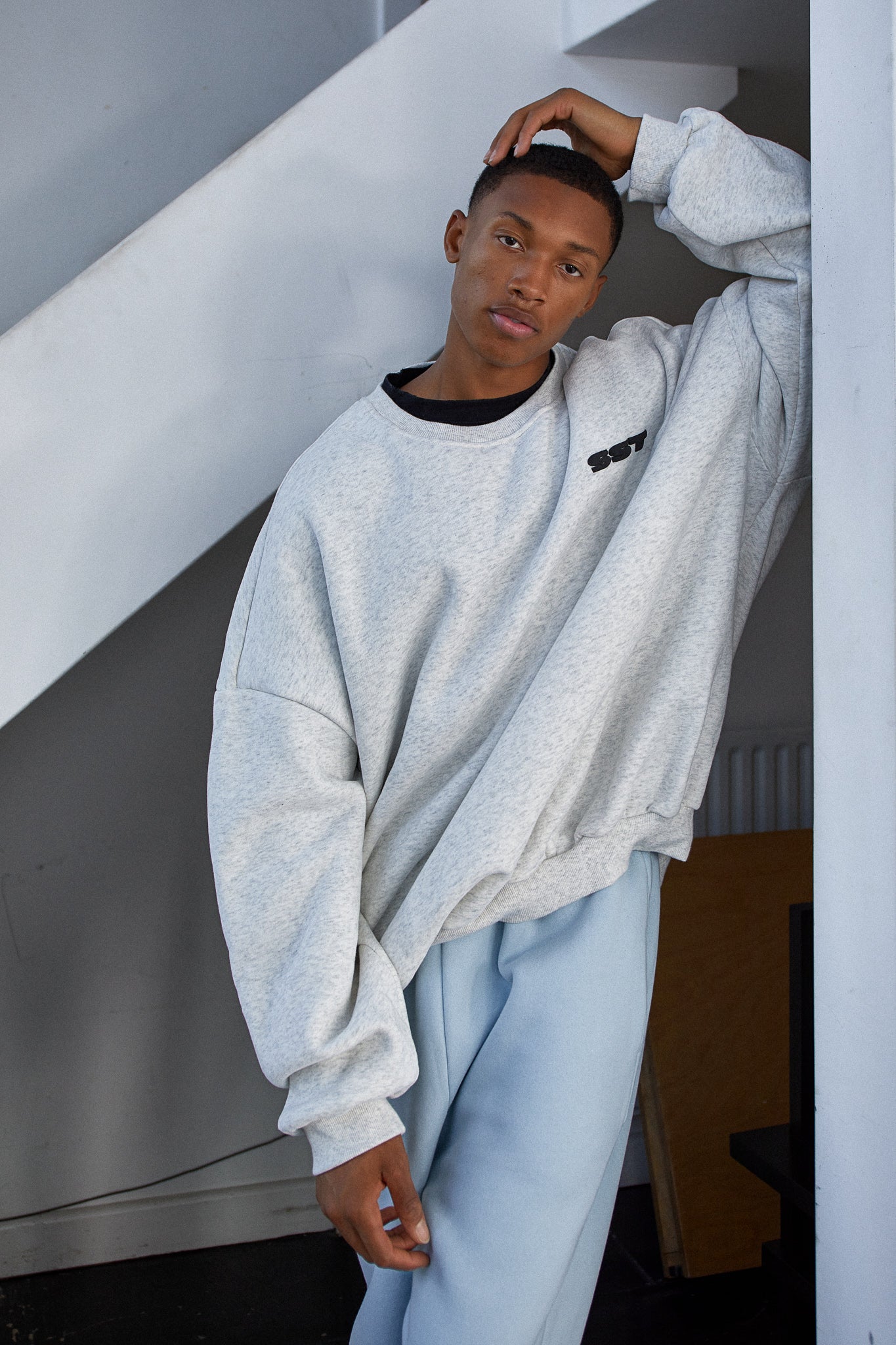 "SUNDAY" SWEATER - Marl Grey