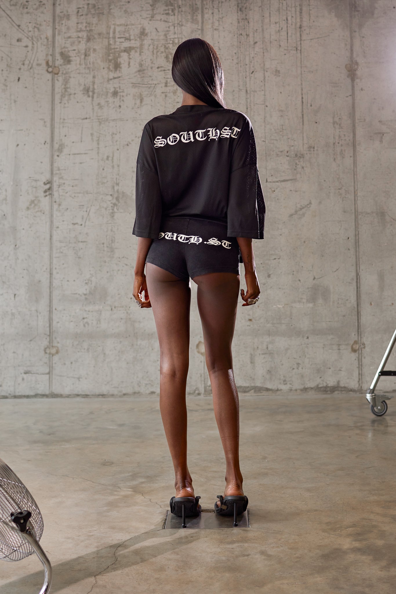 CASEY X SST MESH TEE - BLACK