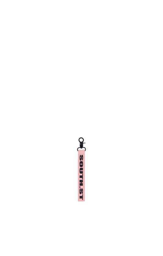 TOKYO FAUX LEATHER KEYRING - Pink