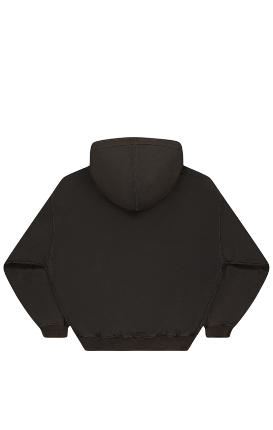 FORM ZIP HOODY - Antique navy black