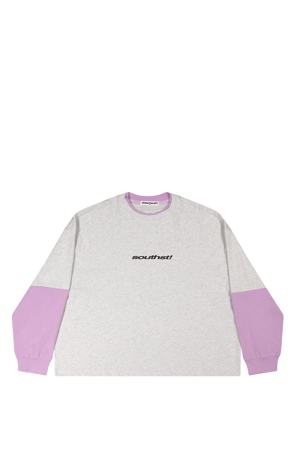 NYC LONG SLEEVE - Grey / Purple