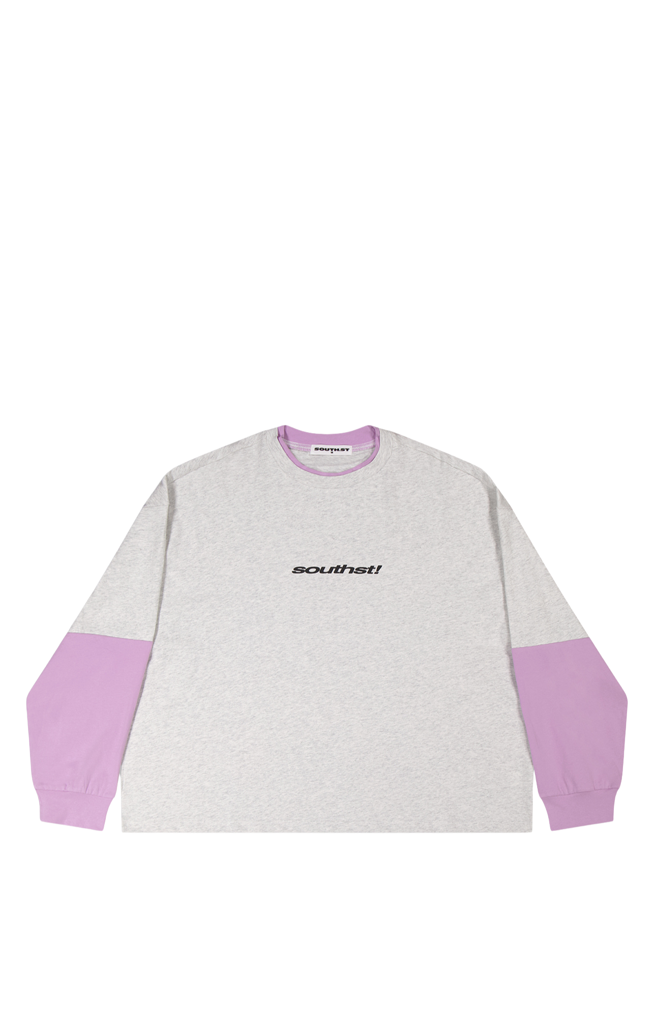 NYC LONG SLEEVE - Grey / Purple