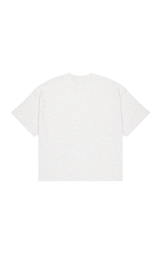 SOUTH TEE - Marl Grey / Navy