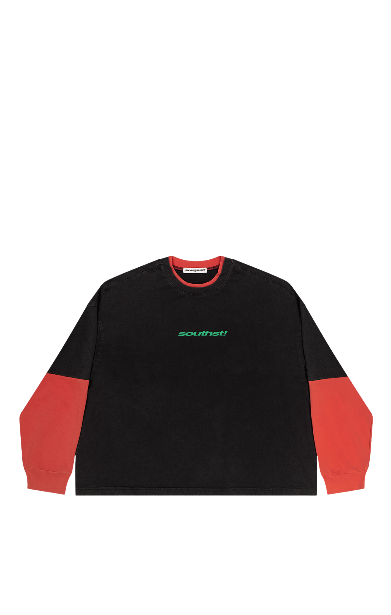 NYC LONG SLEEVE - Black / Red