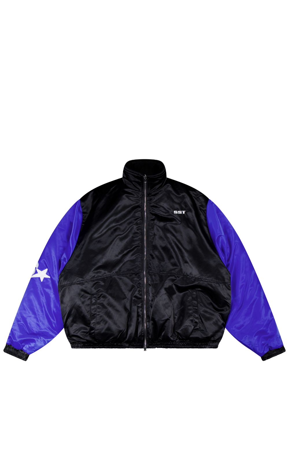 SST REVERSIBLE BASEBALL/BLACK FLEECE JACKET