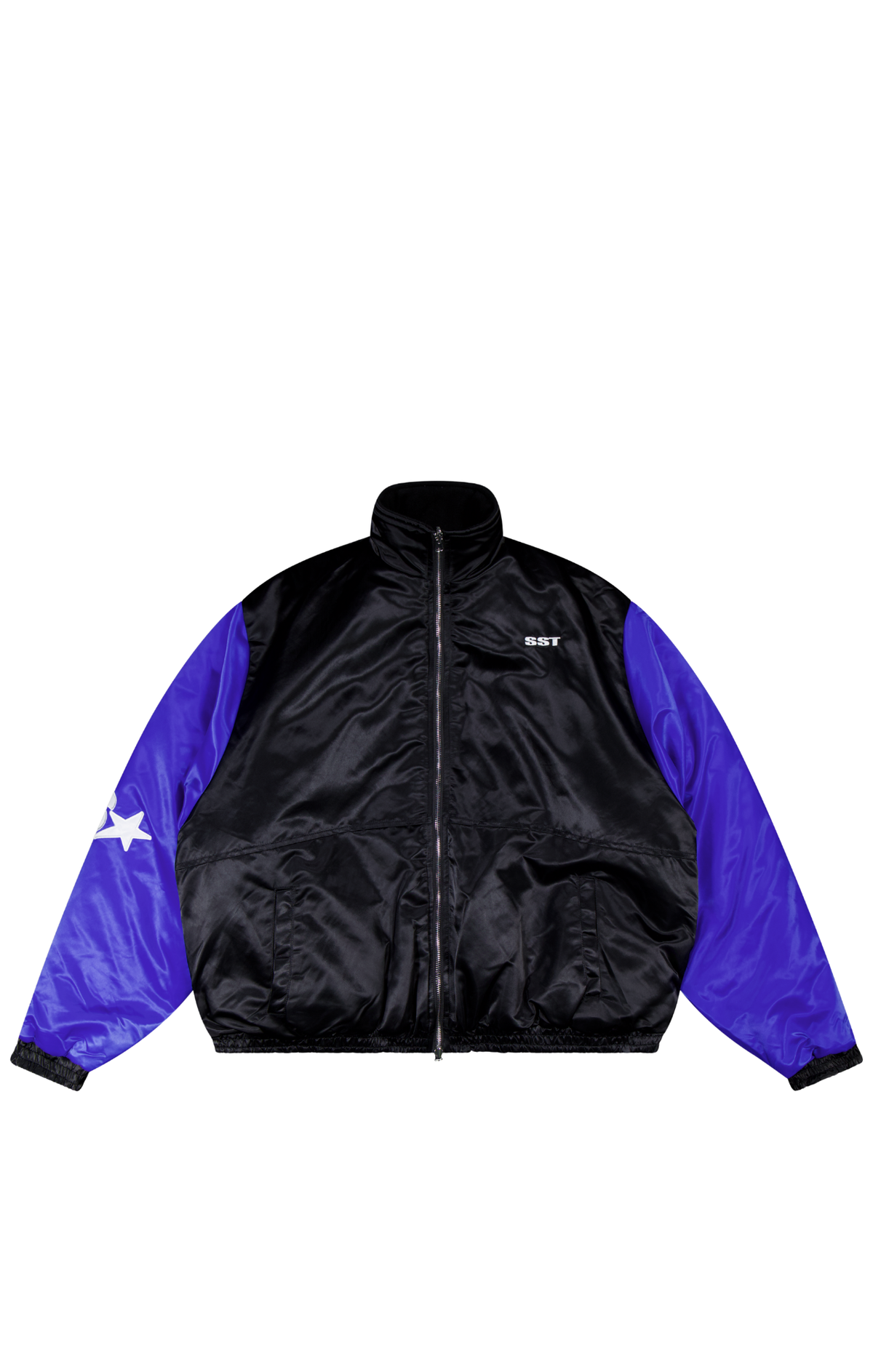 SST REVERSIBLE BASEBALL/BLACK FLEECE JACKET