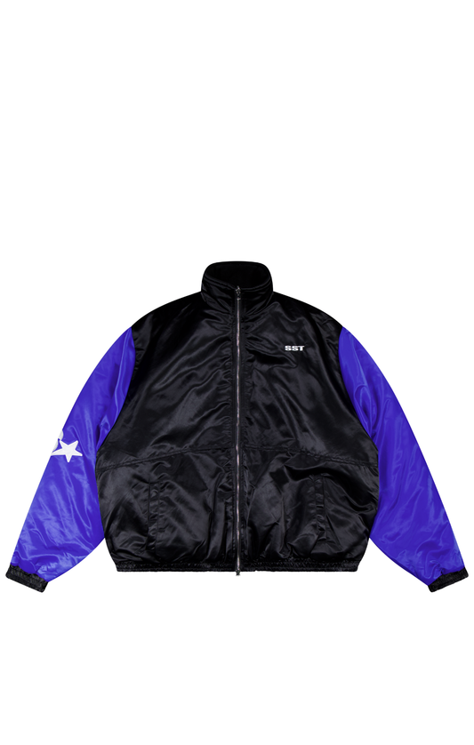 SST REVERSIBLE BASEBALL/BLACK FLEECE JACKET