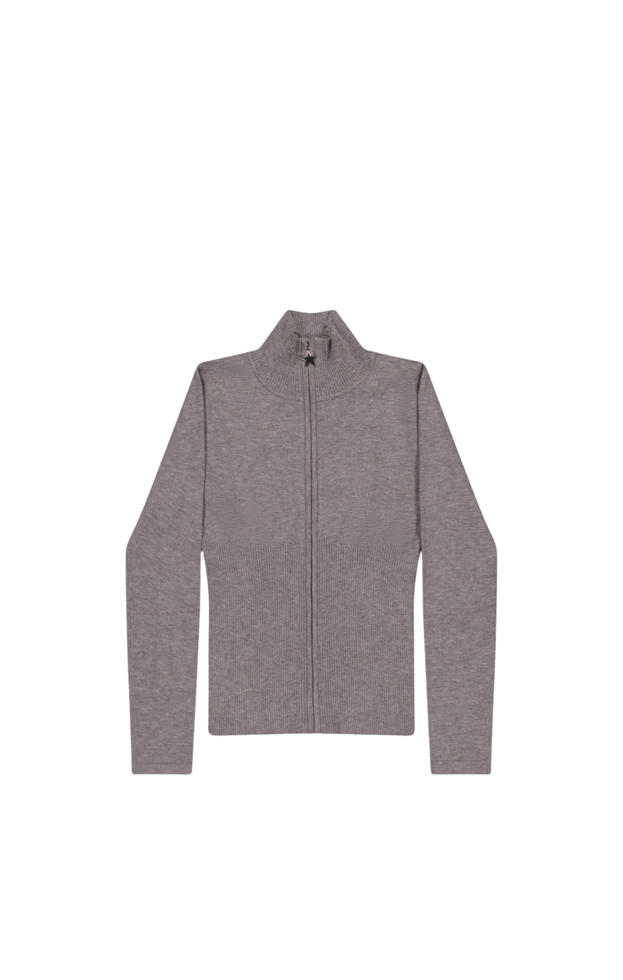 SST KNIT ZIP UP CARDIGAN