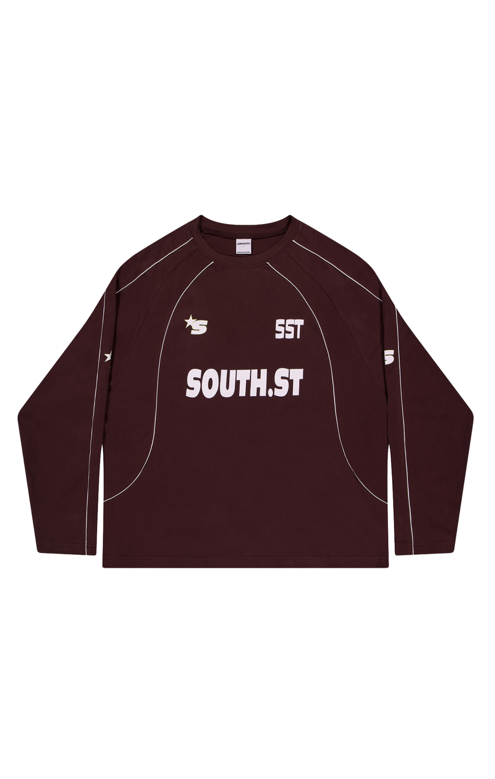 PLAYERS LONG SLEEVE - Burgundy / Brown