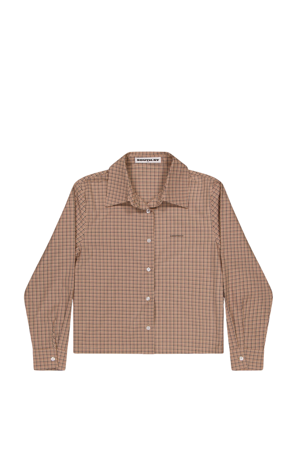 SST ROME CHECK SHIRT - Brown