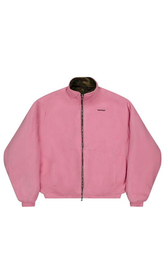 SST REVERSIBLE CAMO/ PINK FLEECE JACKET