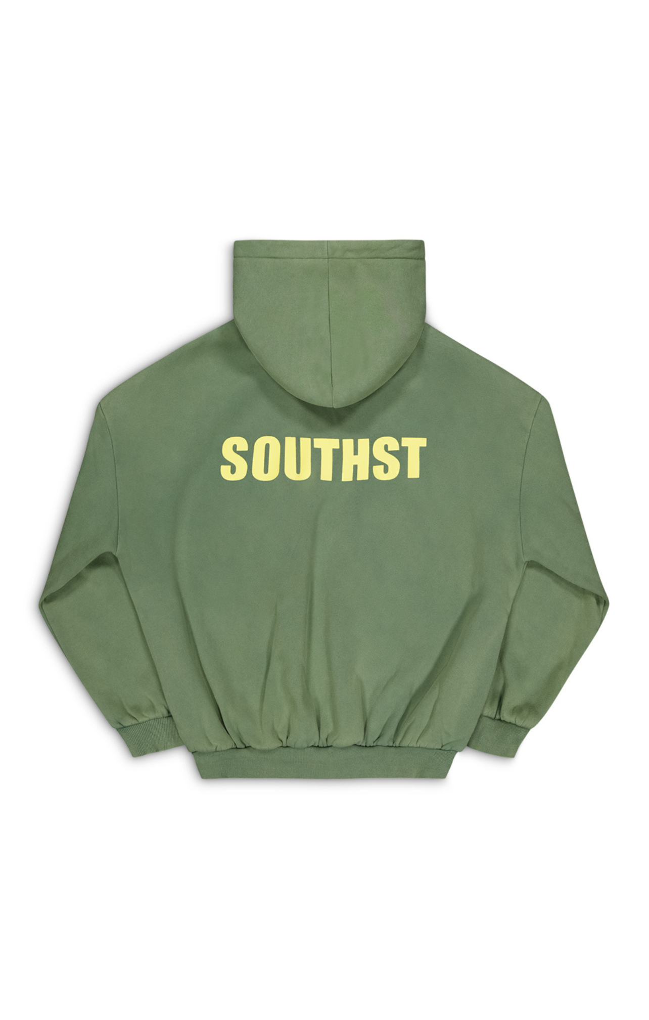 4AM HOODY - Washed Green
