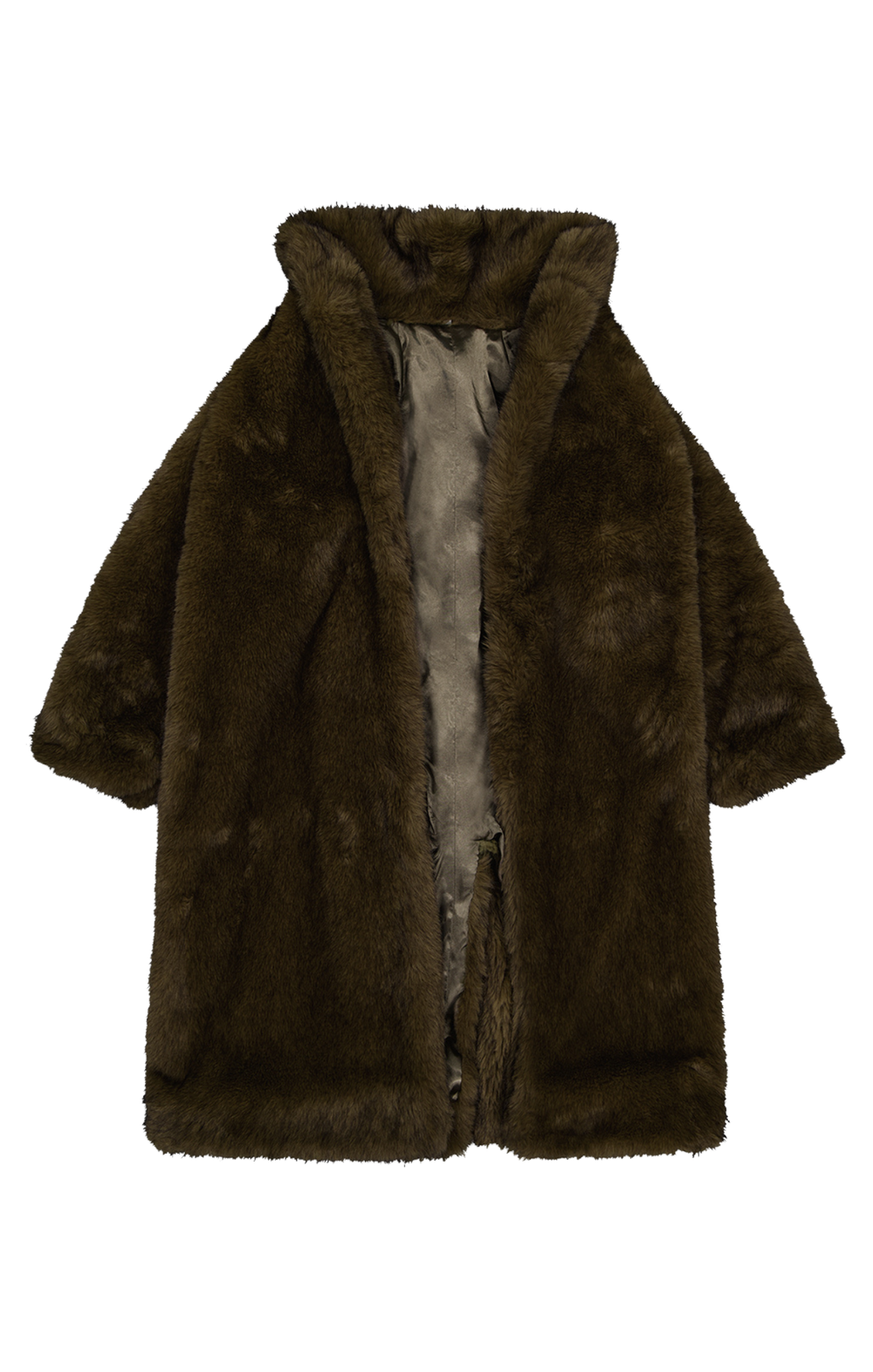 SST FUR COAT - Brown