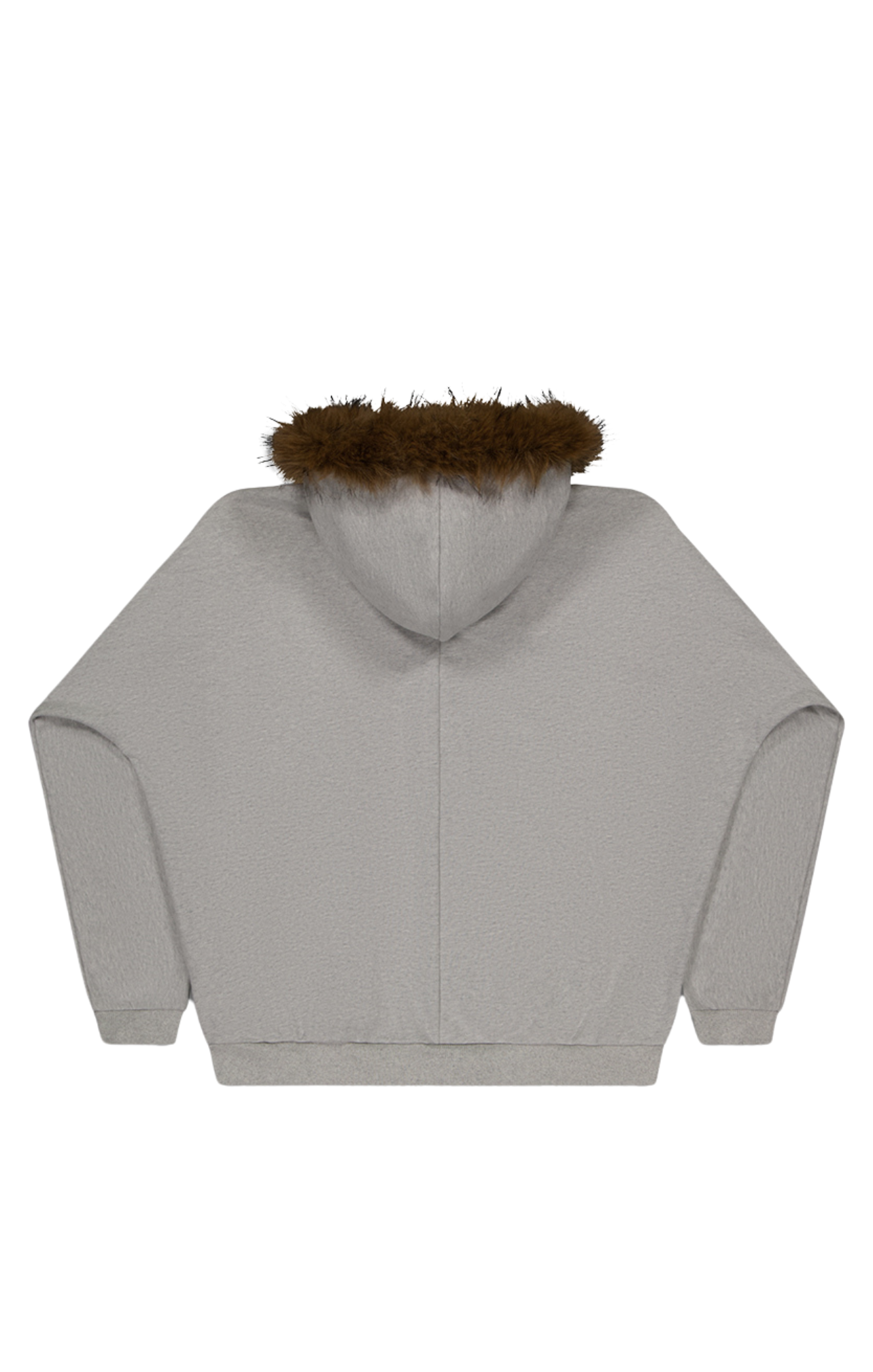 SST DOUBLE ZIP FUR TRIM HOODY