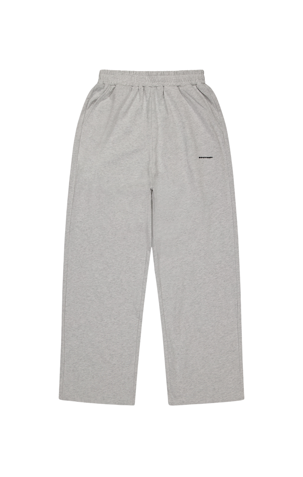 FORM STRAIGHT LEG PANTS - Marl grey