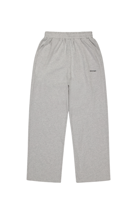 FORM STRAIGHT LEG PANTS - Marl grey