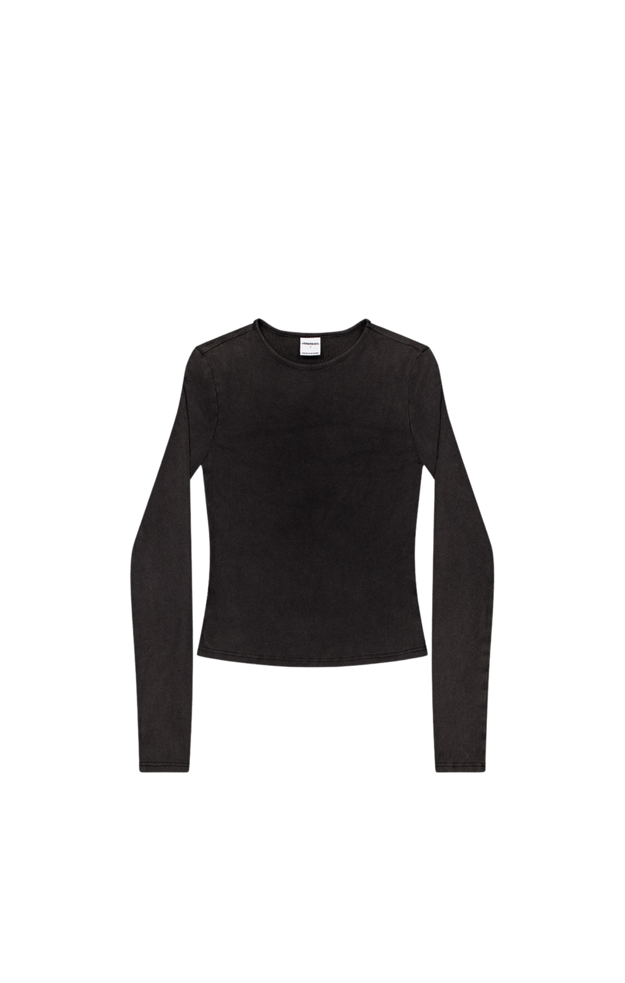 SST LONGSLEEVE TOP - Washed Black