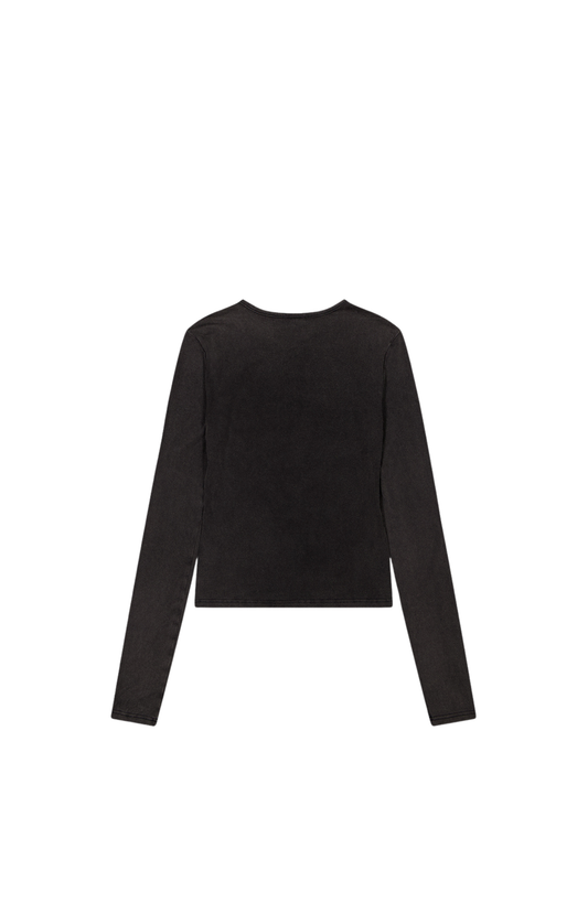 SST LONGSLEEVE TOP - Washed Black