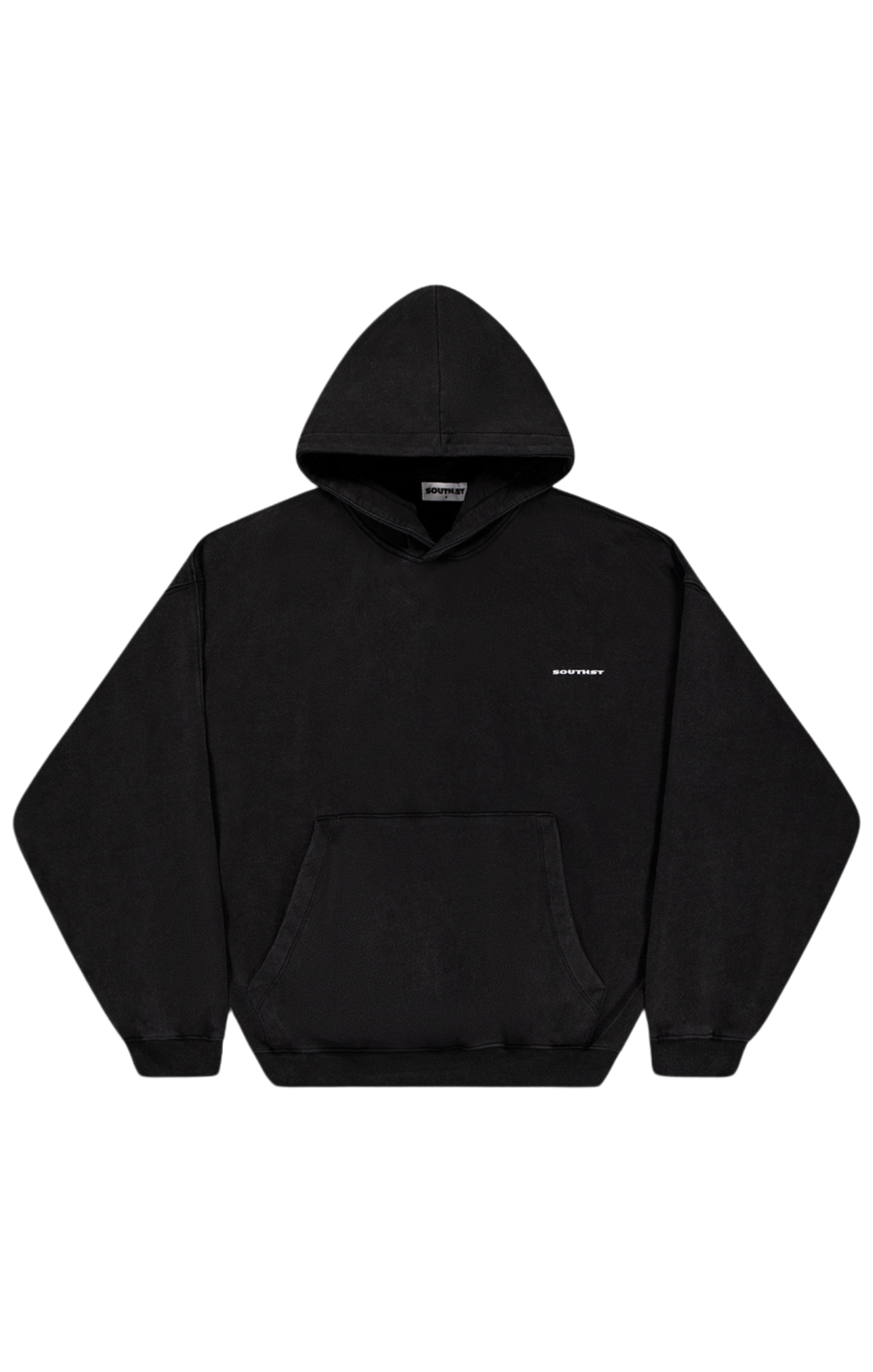 FORM HOODY - Washed Black