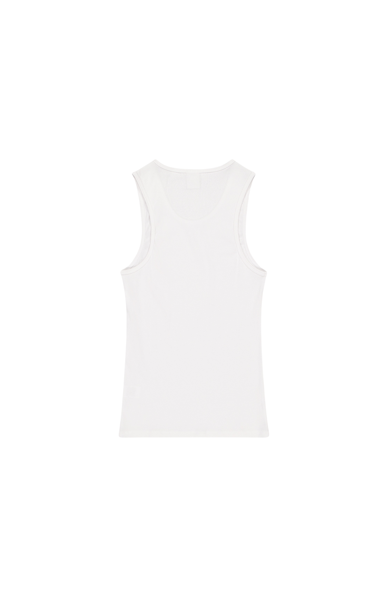SST RIB TANK TOP - White