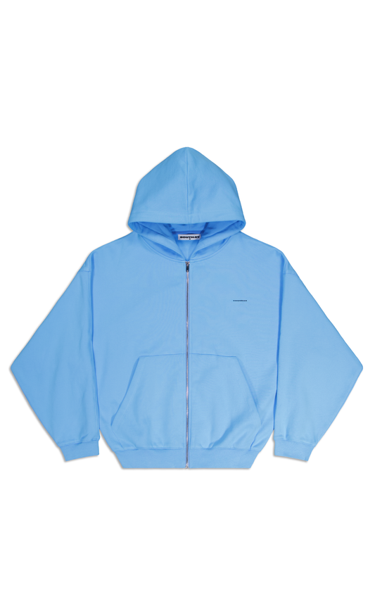 STUDIO ZIP HOODY - Blue