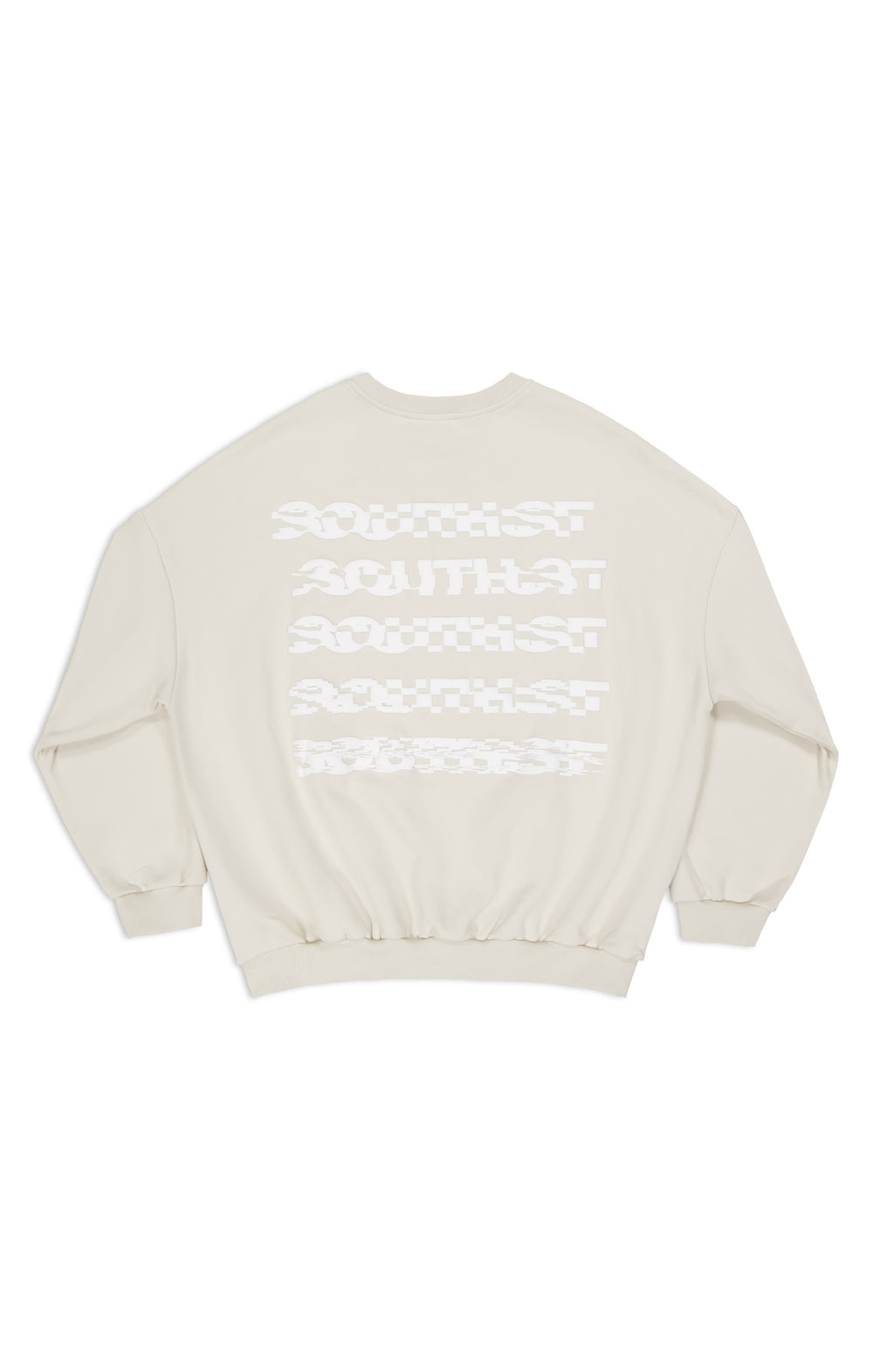 "DISTORT" SWEATSHIRT - Bone