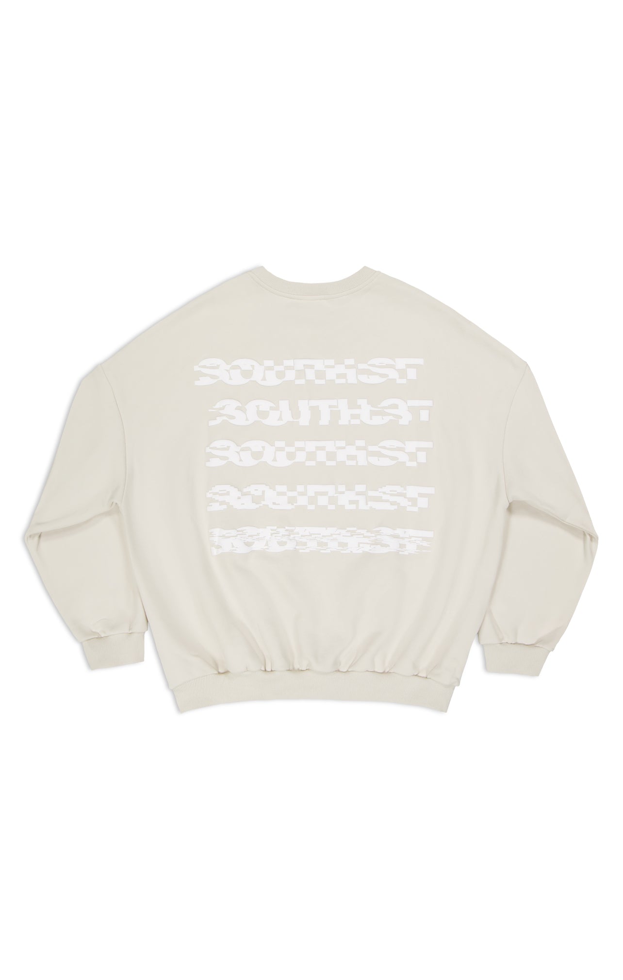 "DISTORT" SWEATSHIRT - Bone
