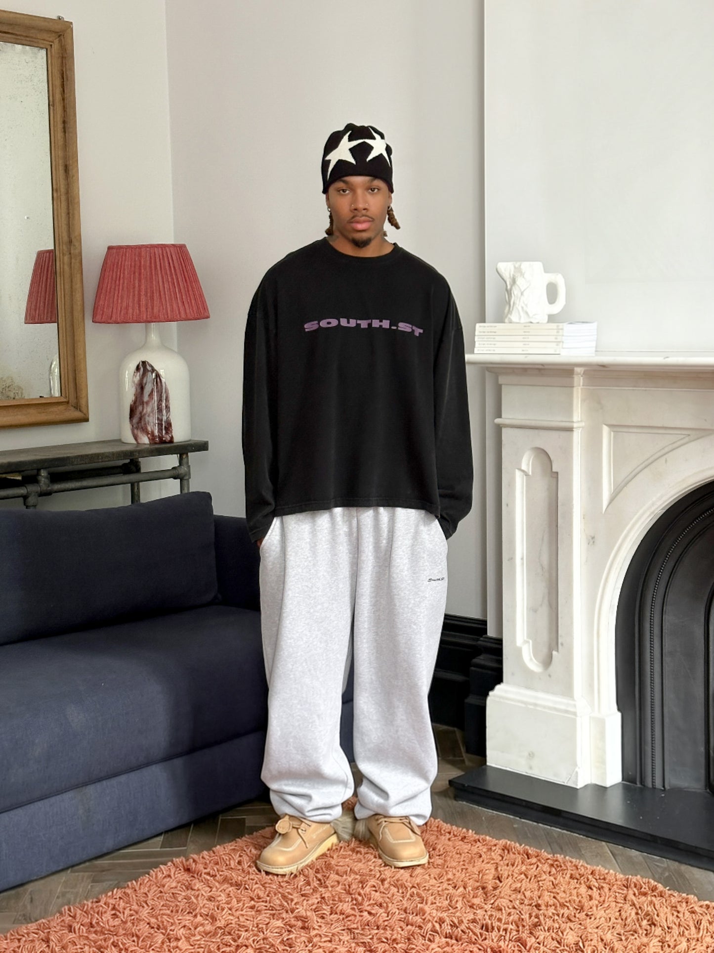 LDN LONG SLEEVE - Black / Purple