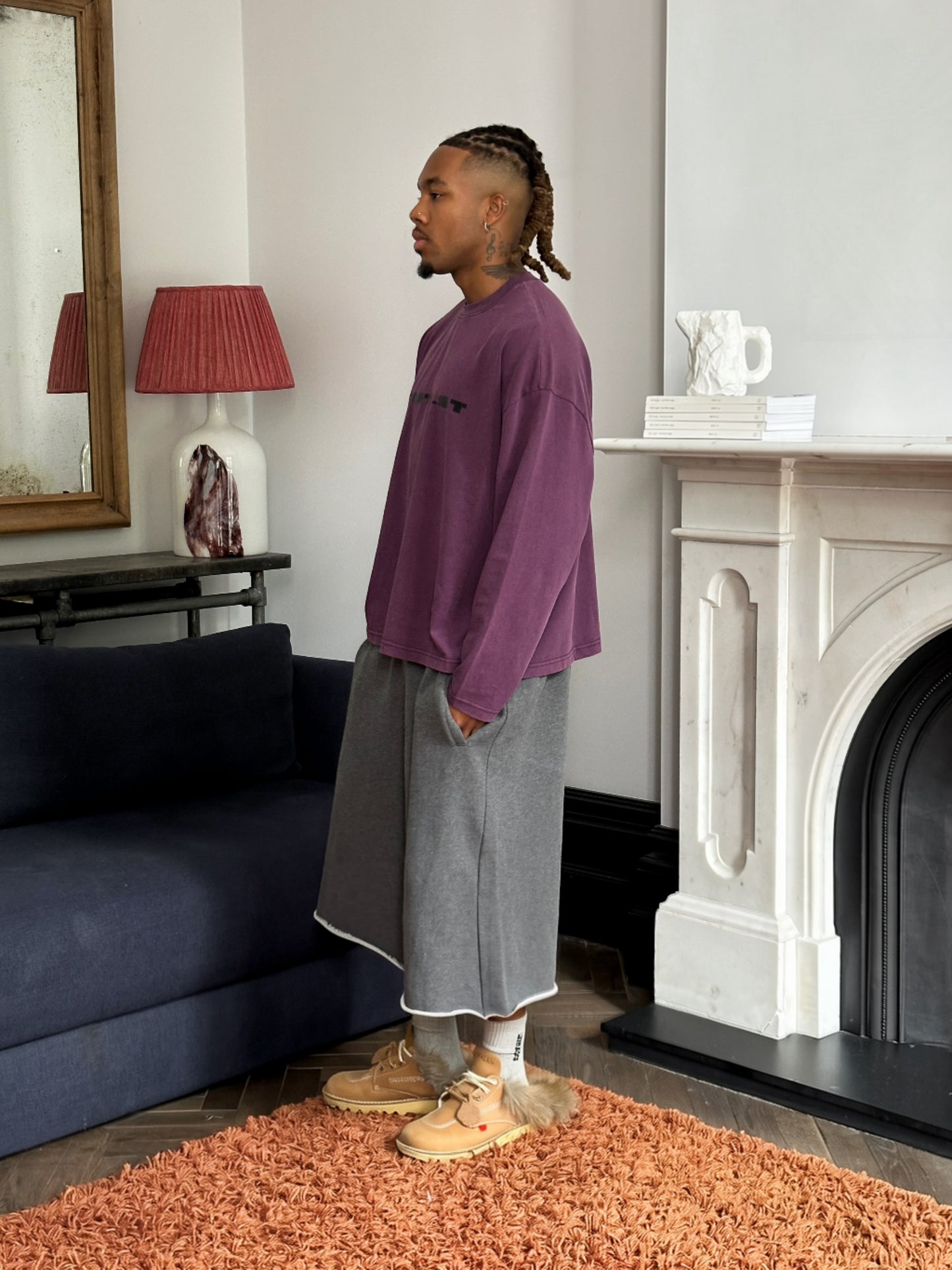 LDN LONG SLEEVE - Purple / Black