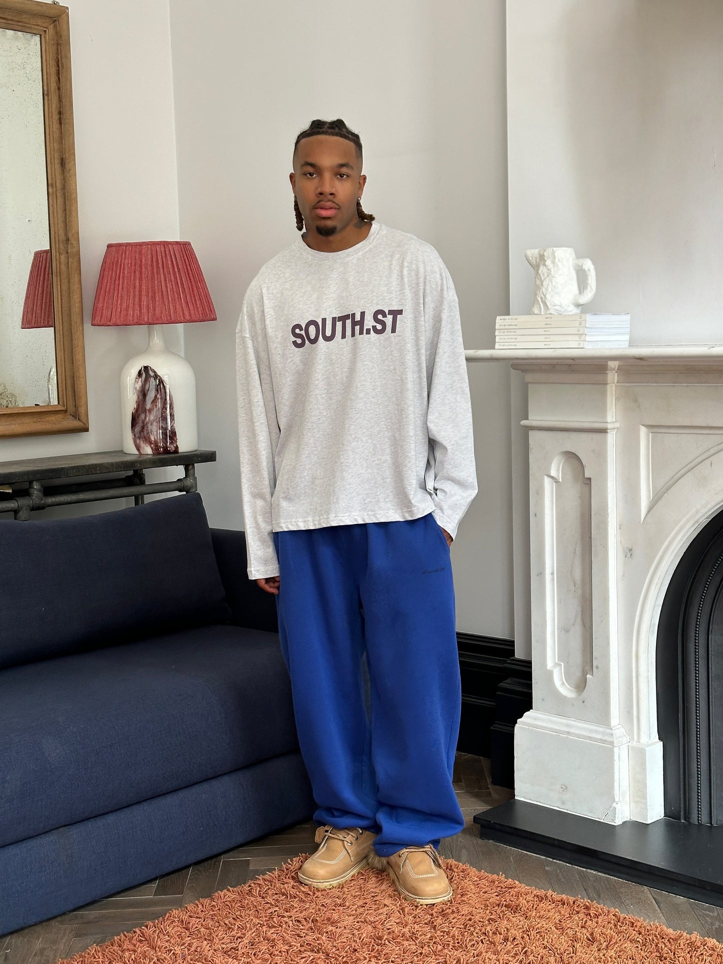 LDN LONG SLEEVE - Grey / Purple