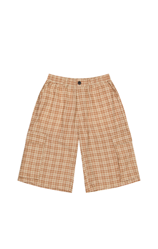 AW OVERSIZED CHECKED SHORTS