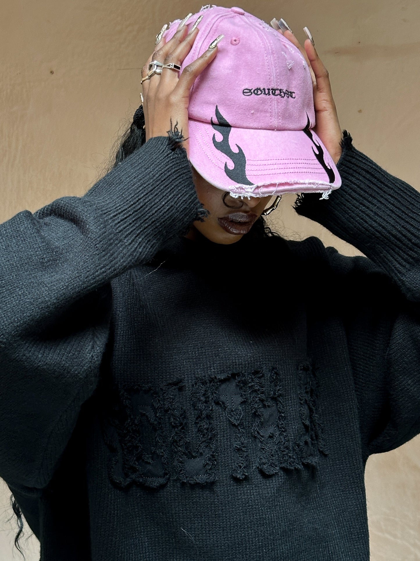 UPLOAD KNIT HOODY