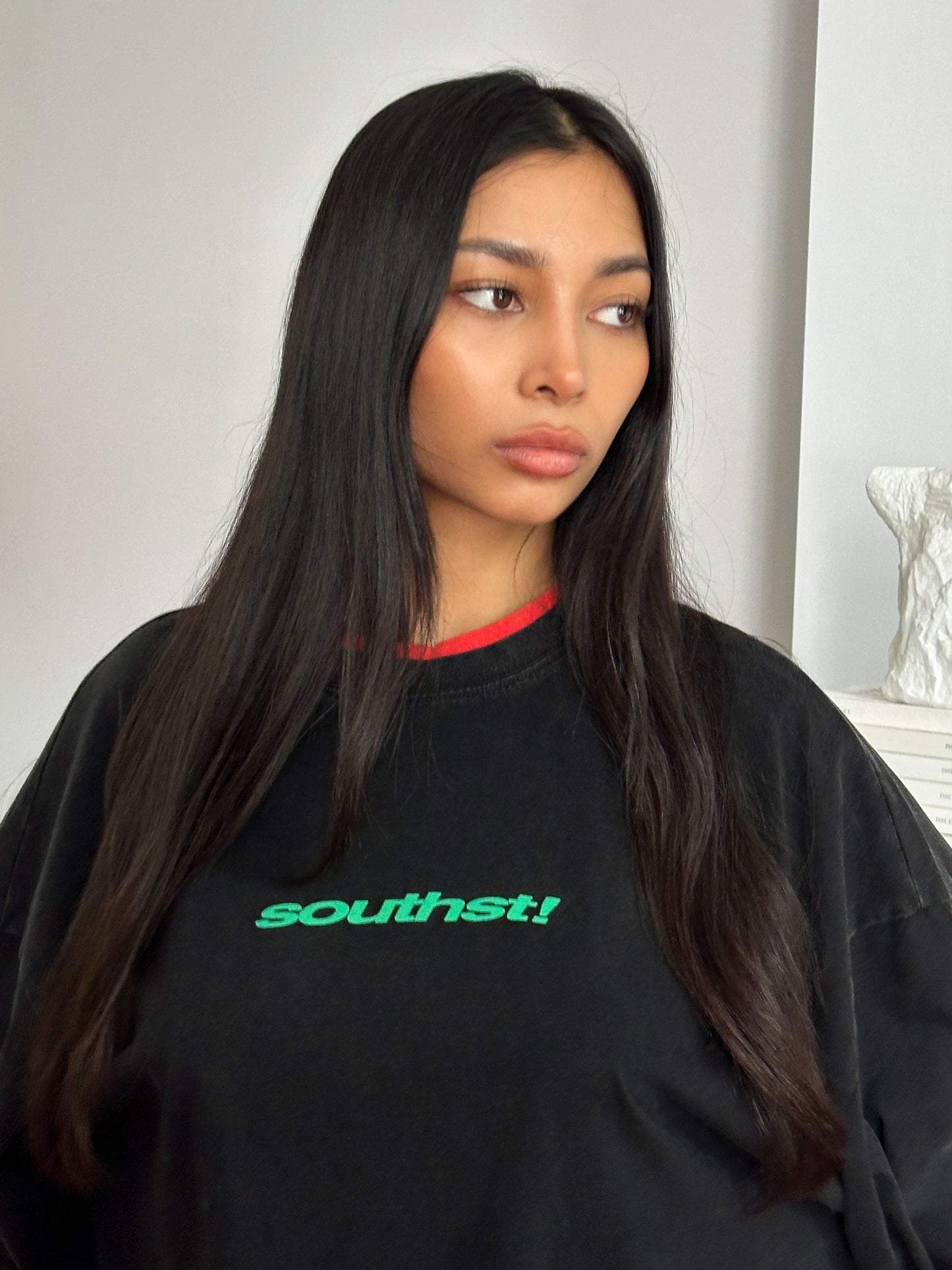 NYC LONG SLEEVE - Black / Red