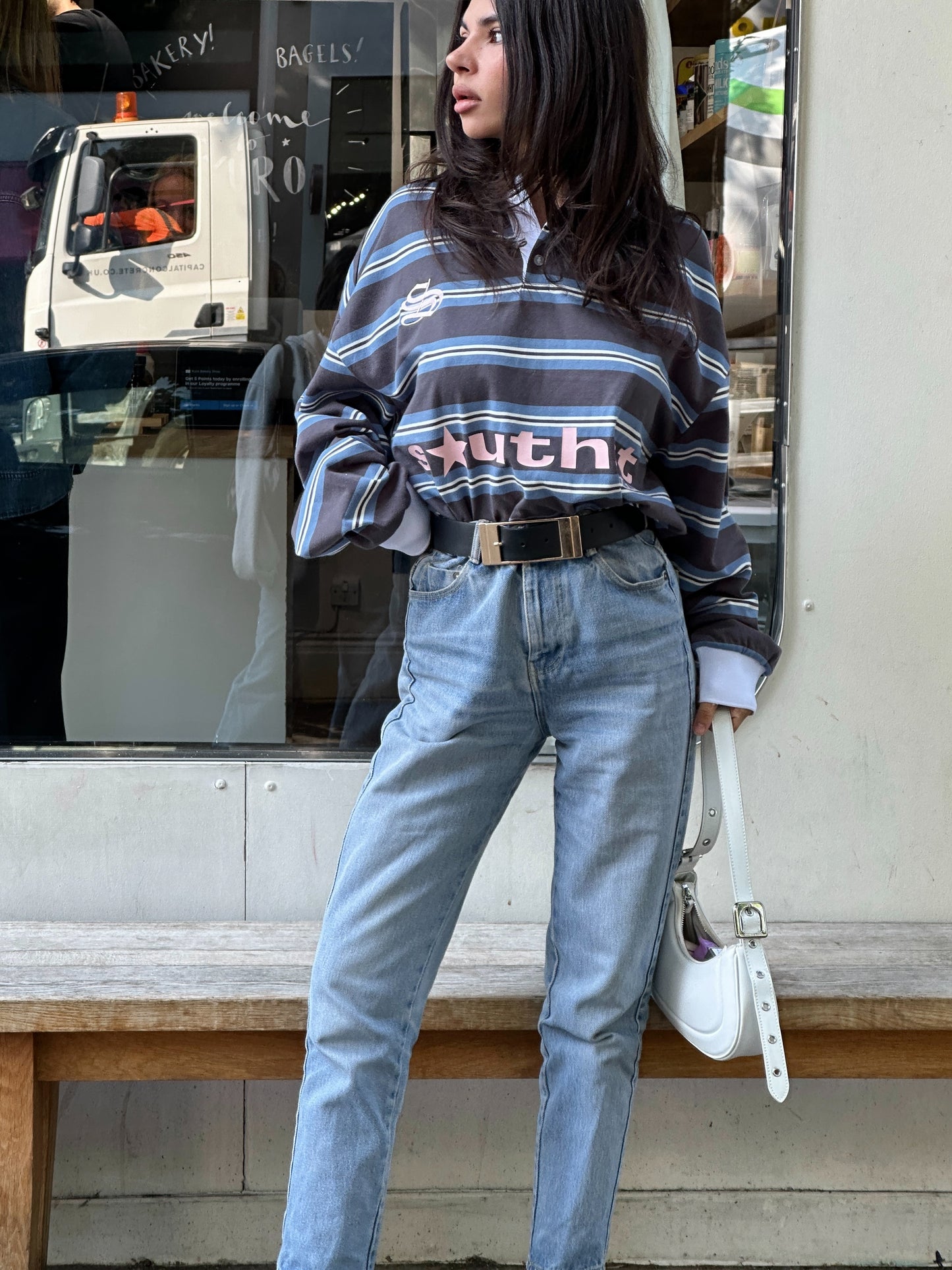 SST POLO LONG SLEEVE - Blue