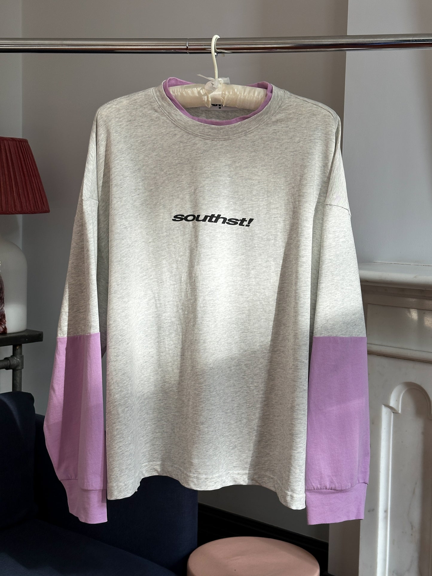 NYC LONG SLEEVE - Grey / Purple