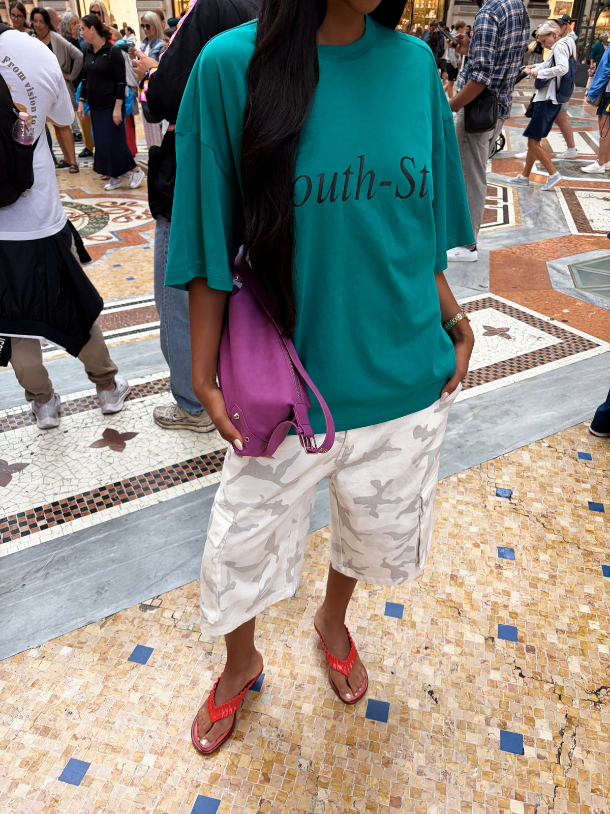 SUMMER TEE - Aqua