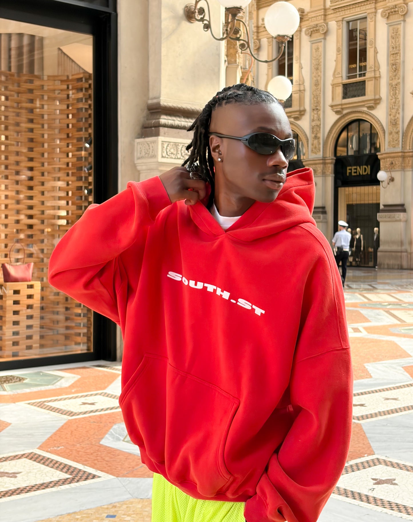 SST HOODY - Red