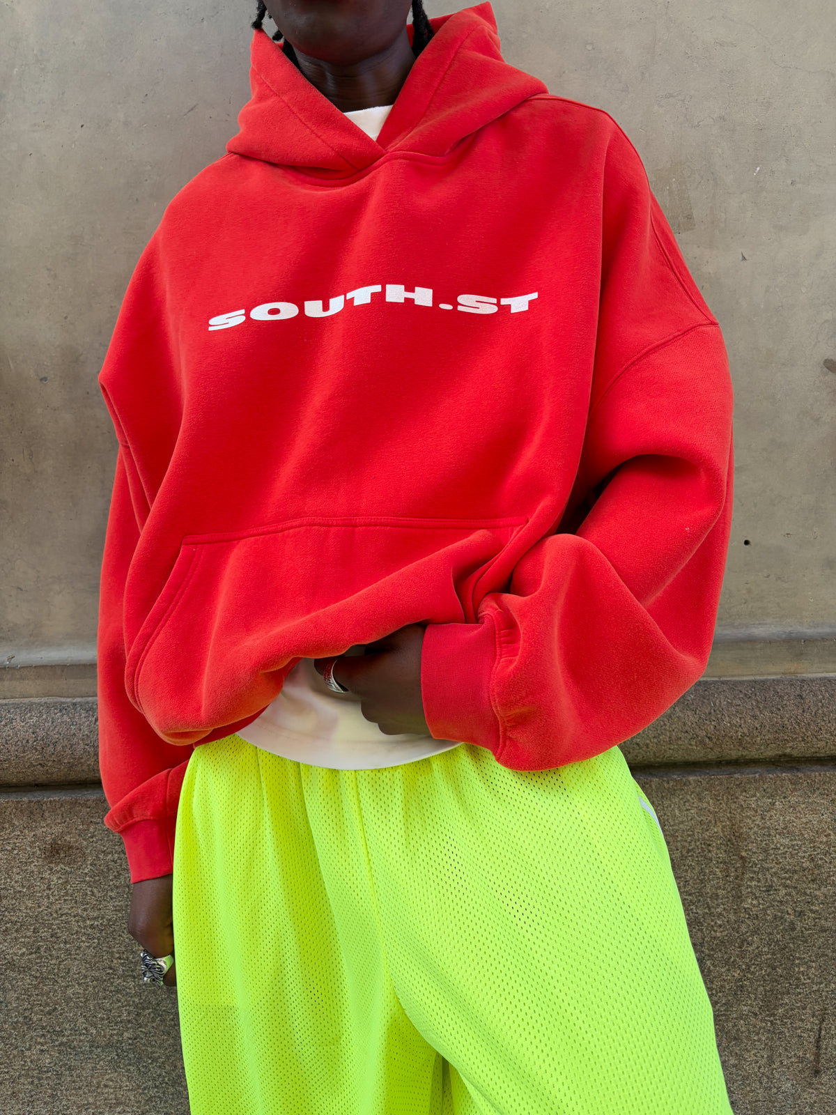 SST HOODY - Red