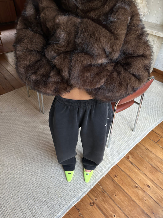 AW FAUX FUR COAT